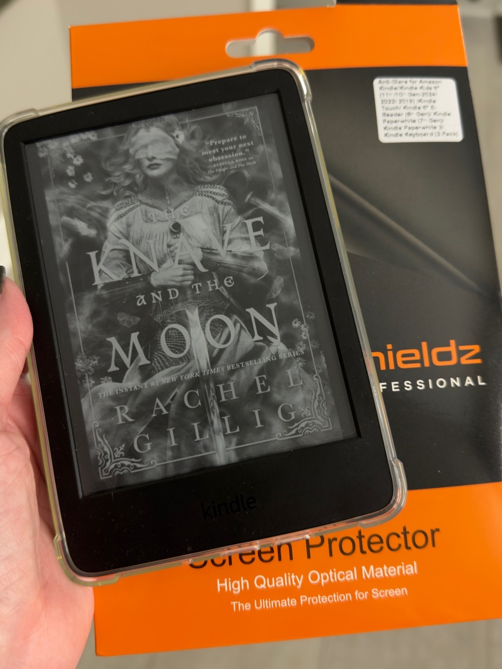 Amazon Kindle Paperwhite with Clear Protective Case - Black